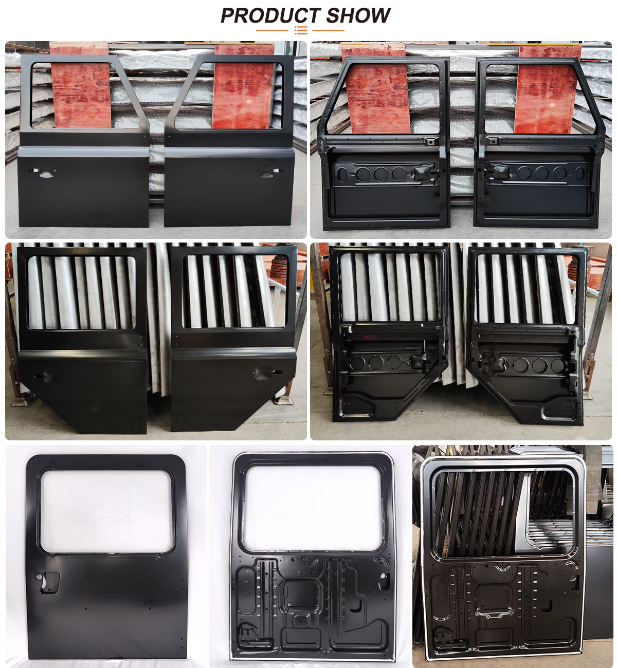 REAR DOOR PANEL SET LH/RH STEEL FOR LAND ROVER DEFENDER 110 PICKUP DOUBLE CAB(TD4),SIDE PANEL AND REAR DOOR ASSEMBLY DEFENDER