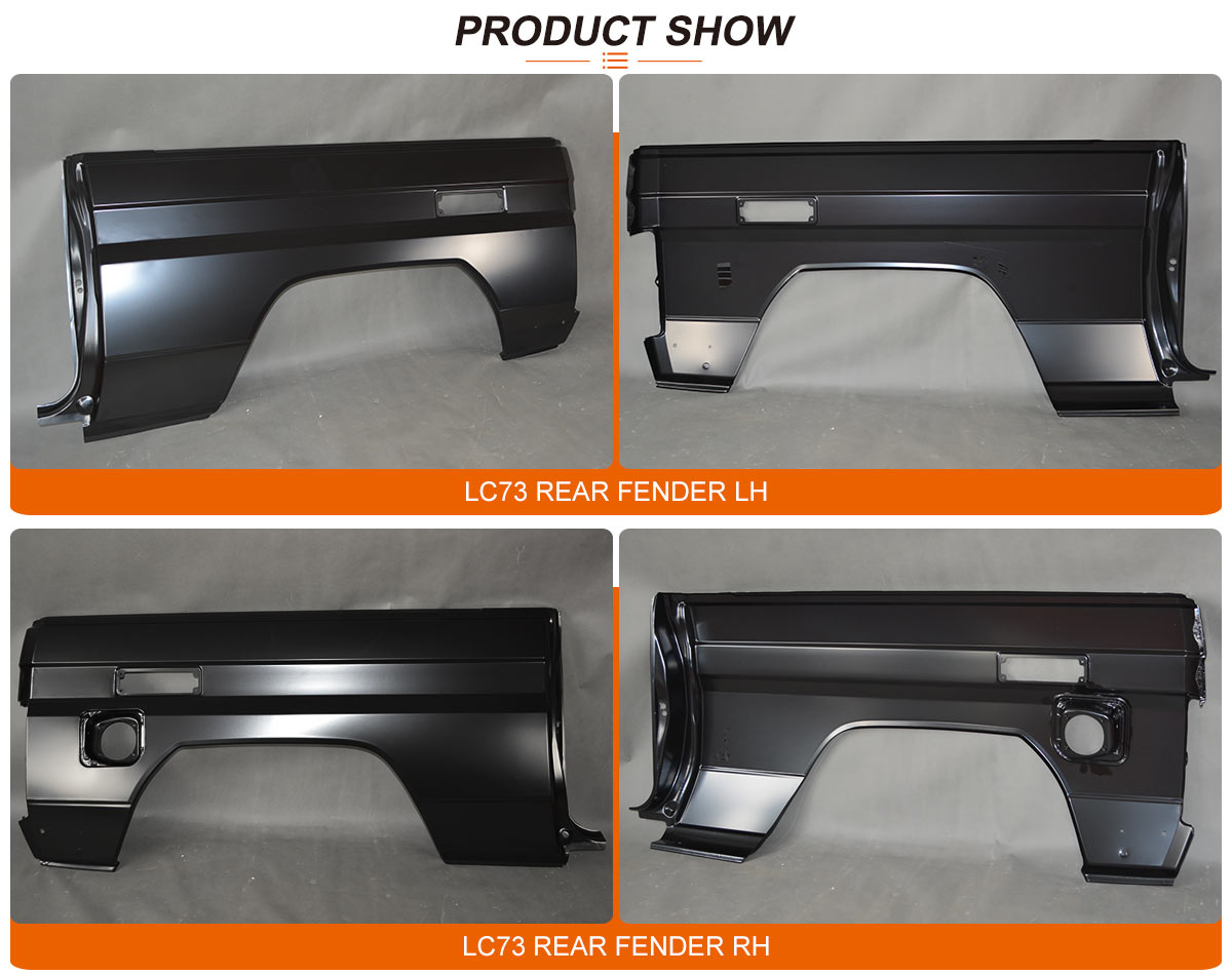 LC73 REAR FENDER LH STEEL,TOYOTA LAND CRUISER LC73 OE QUALITY CAR REAR FENDER QUARTER PANEL