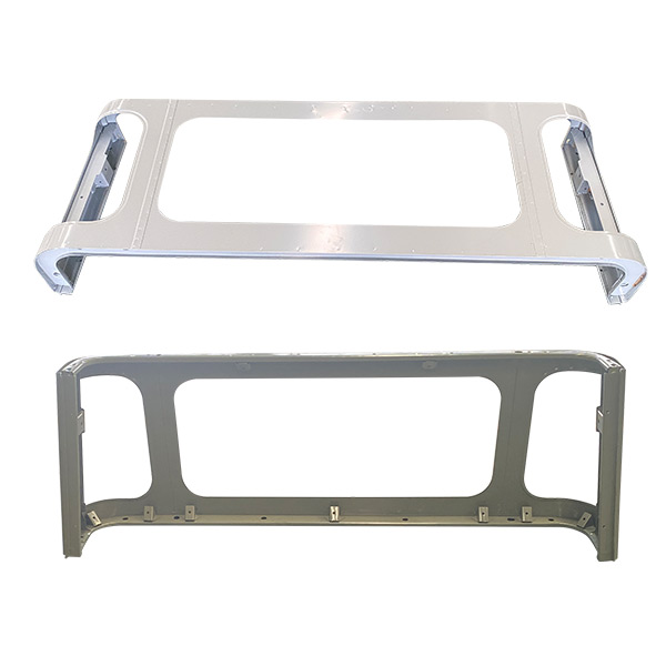 DEFENDER 90/110 TD4 SIDE PANEL FRAME ALUMINUM,WINDOW PANEL REAR ROOFSIDE DEFENDER 90/110