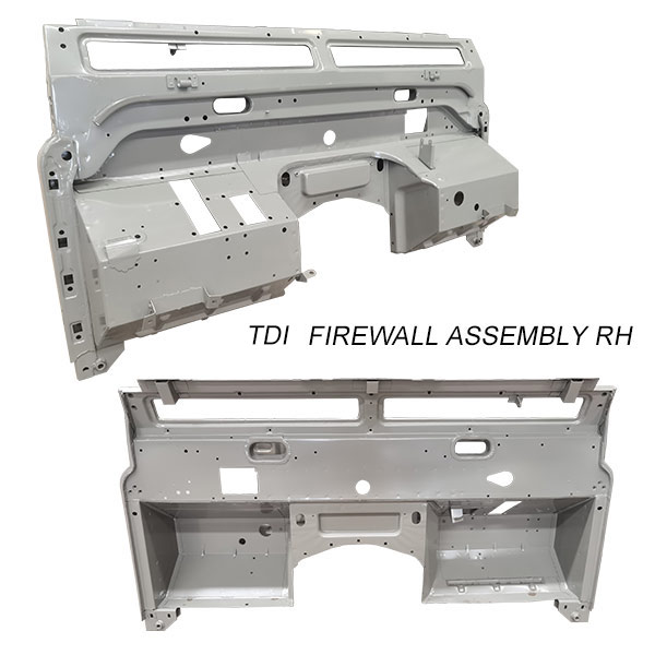 LAND ROVER DEFENDER 90/110 TD4 FIREWALL ASSEMBLY RH,GALVANIZED BULKWALL FIREWALL FOR DEFENDER