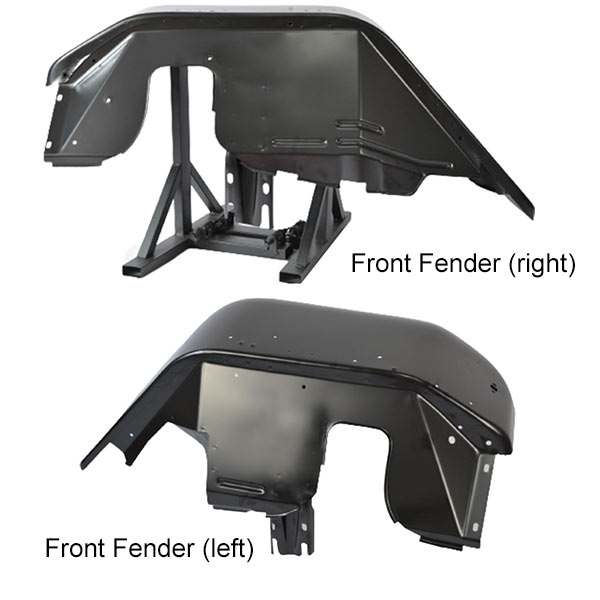 A PAIR OF FRONT FENDER (LH RH) FOR FJ40 AND FJ45,TOYOTA LAND CRUISER FJ40 FJ45 STEEL FENDER FLARE FLARE SET