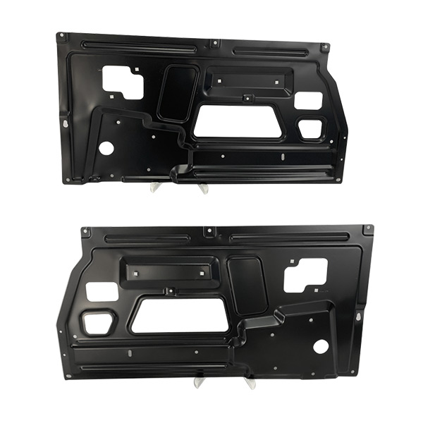 REAR DOOR GLASS REGULATOR SUPPORT PANEL RH LH FOR LAND ROVER DEFENDER 110 PICKUP DOUBLE CAB(TD4),DEFENDER 90/110 TDI/TD4 REAR DOOR GLASS ELEVATOR BRACKET