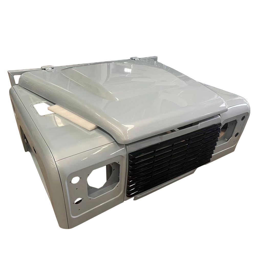 FRONT GRILL LID, GRILL PLASTIC FOR LAND ROVER DEFENDER 90/110,METAL FRONT LID LAND ROVER DEFEDNER