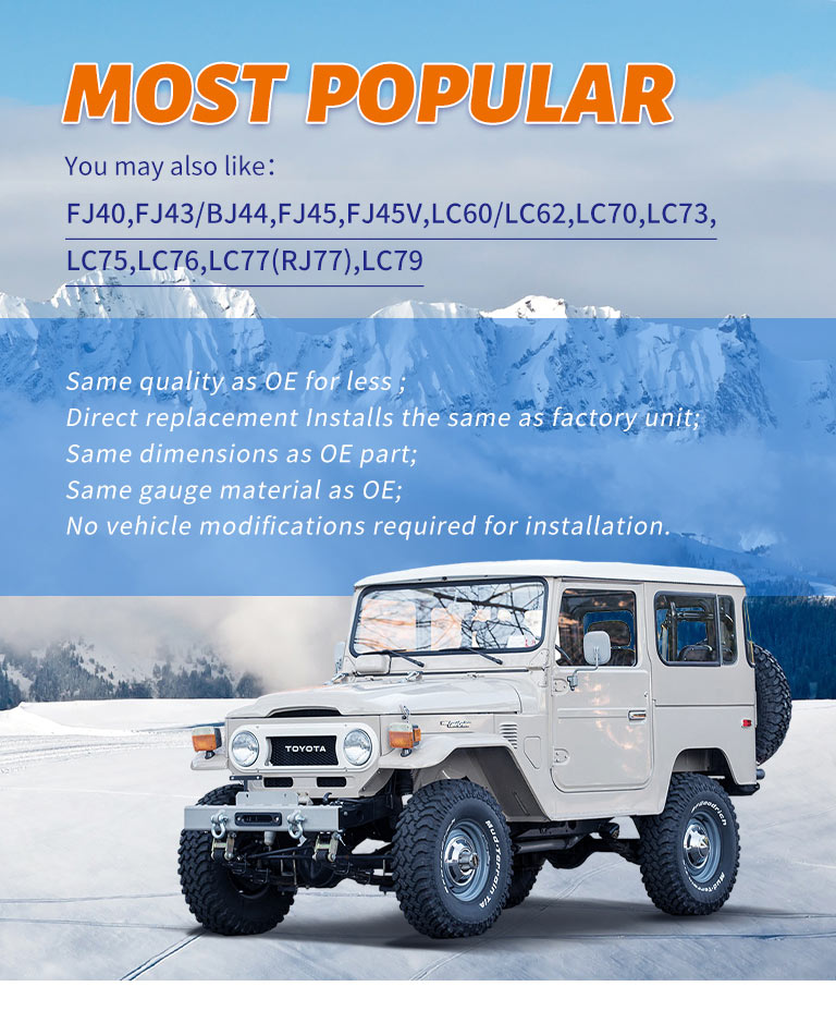 juncheng most popular fj40 fj43 bj44 fj45 lc60 lc62 lc70 lc73 lc75 lc76 lc77 lc79-1